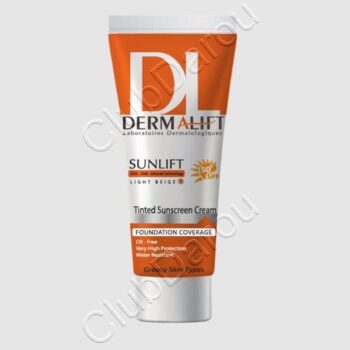 کرم ضد آفتاب رنگی spf50 پوست چرب درمالیفت